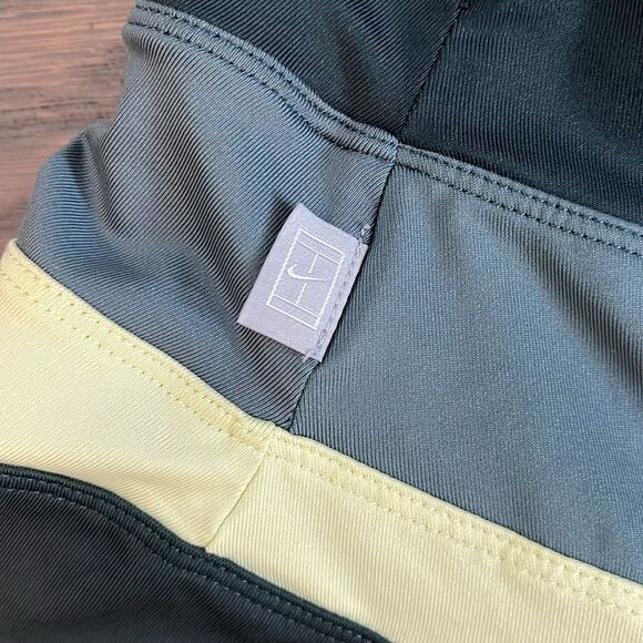 Nike dri-fit tennis skort in 2 note dark Green Yellow size M - Picture 3 of 7